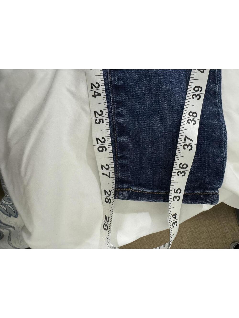 American Eagle Highest Rise Distressed Jegging Jeans Size 4 Blue Wash - Picture 8 of 9